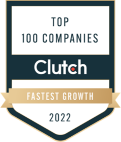 Clutch Top 100 Fastest Growth 2022